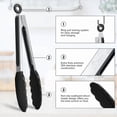 thumbnail image 6 of Premium Stainless Steel Locking Kitchen Tongs With Silicon Tips, Set Of 2-9", 6 of 6