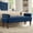Navy, variant on Round Armrest and Spindle Legs | Great for Bedroom and Den | Delivers Comfortable Support and Classical Style