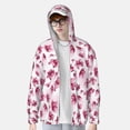 thumbnail image 2 of Balery Lilies Flowers Sudadera ligera de manga larga con capucha y protección solar UPF 50+ para hombre y mujer, ideal para pesca y running-XX-Large, 2 of 7