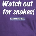 thumbnail image 3 of CafePress - Watch Out For Snakes! - Men's Classic Graphic Cotton T-Shirt, 3 of 4