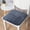 Gray, variant on Chair Cushions with Ties, 1 Pack Seat Cushion, 13.7" Velvet Square Comfortable Dining Chair Pads, Removable Slip Resistant Kitchen Chair Seat Cushions (1PCS)
