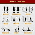 thumbnail image 5 of YMWVH 150-Pound Fitness Resistance Band set, Including Handles, Suitable for Both Men and Women, for Home Workouts and Weight Training Exercises, 5 of 7