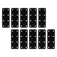 thumbnail image 5 of HERFIER 10pcs Flat Straight Brace Bracket Solid Mending Plate Repair Fixing Replacement 3.93x1.49x0.08in, 5 of 8