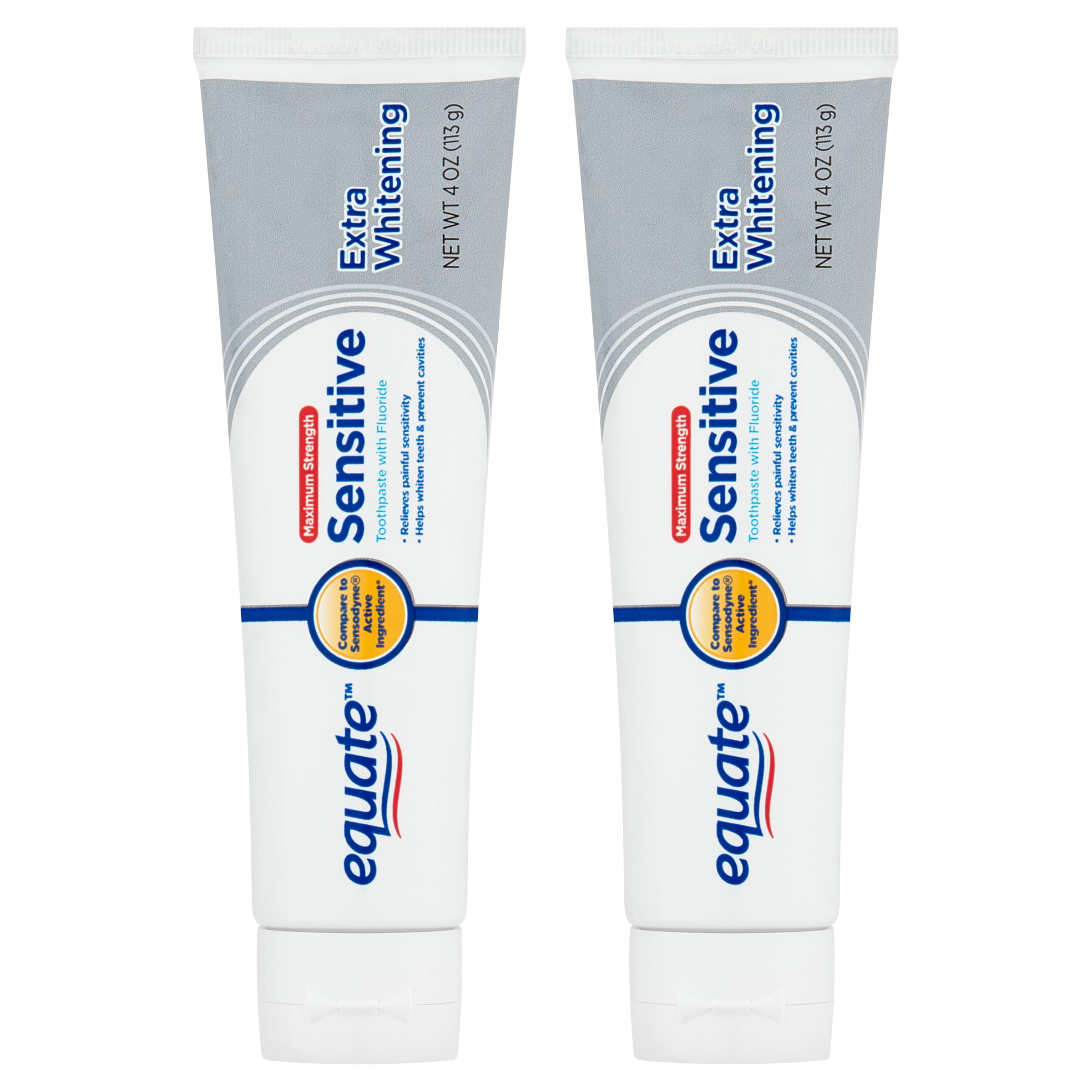Buy 2 Pack) Equate Maximum Strength Sensitive Extra Whitening