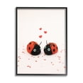 thumbnail image 2 of Stupell Industries Ladybugs Valentine's Hearts Holiday Photography Gray Framed Art Print Wall Art, 2 of 5