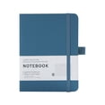 thumbnail image 2 of NANDIYNZHI Mini Notebook Paper Journal 5.8x4.4Inch Blue Modern for Diary, Lined, 200 Pages, Pen Holder, Elastic Closure, Pocket Size Book,Password Book,Portable Durable Notebook, 2 of 9