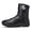 Black, variant on All-Season Waterproof Men's And Women's Motorcycle Boots Cycling Shoes,Black red,40