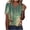 A04, variant on Womens Summer Tops Dressy Half Button Striped Short Sleeve Boho Casual Classic Fit Blouse