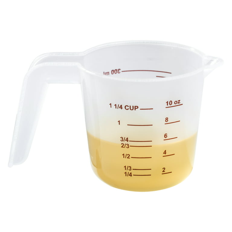 Mainstays 4 Cup PP Plastic Measuring Cup, 32 oz, Clear 