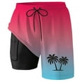 thumbnail image 4 of Kcolen Swim Trunks Men 5 Inch Inseam Drawstring Swim Shorts Stretchy Upf Mens Swimsuit Swim Trunks Men Summer Beach Fashion Men Swim Brief, 4 of 4