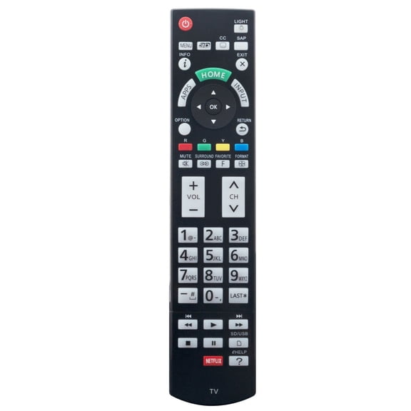 N2QAYB000862 Replace Remote for Panasonic TV TC-P55VT60 TC-P60VT60 TC-P65VT60