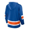 thumbnail image 3 of Men's Fanatics  Royal New York Islanders Inside Line Fleece Pullover Hoodie, 3 of 3