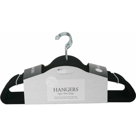 Simplify 25pk Slim Velvet Suit Hangers
