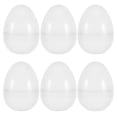 thumbnail image 1 of KAKOWELY huevos de Pascua rellenables, transparentes, con forma de bola de caramelo, de plástico jumbo, para fiestas de Pascua, reuniones familiares y actividades escolares., 1 of 5