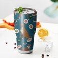 thumbnail image 3 of 30oz Boxer Dog Pitbull Terriers Dog and Sushi Tumblers Stainless Steel Tumbler with Lid and Straw,Vacuum Insulated Double Wall Travel Tumbler Cups Mug with Cleaning Brush for Coffee,Tea, 3 of 7