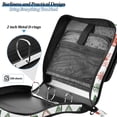 thumbnail image 4 of FORMRS Zipper Binder with Shoulder Strap 2-inch Ring 500 Sheet Capacity File Bag, White Christmas House, 4 of 5
