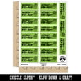 thumbnail image 2 of Hooray it's Fry-Day Friday French Fries Teacher Student School Sticker Set - Light Green - Matte Finish - 2.00" Large, 2 of 7