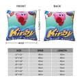 thumbnail image 4 of Throw Pillow Covers 18"x18" Inch, Kirby Decorative Pillow Case for Sofa Couch Chair Bedroom Modern Decor, 4 of 7