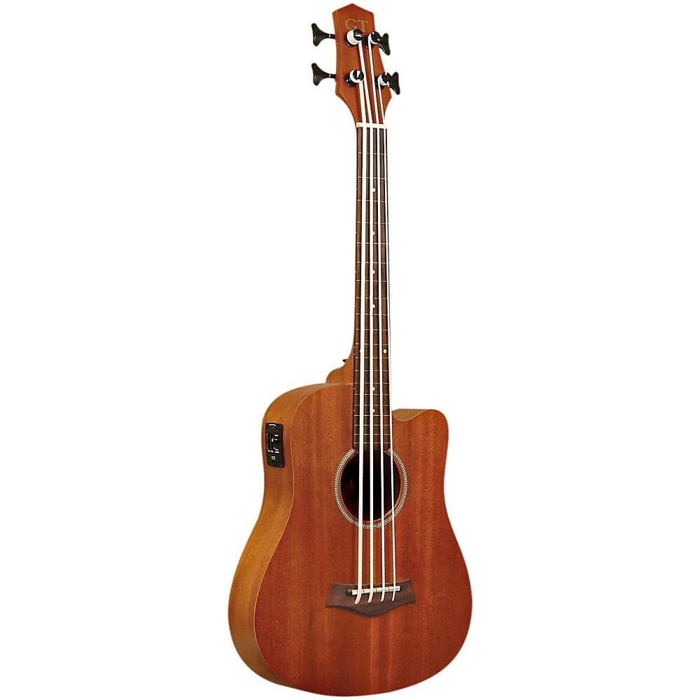 Gold Tone M-BassFL 23" Scale Fretless Acoustic-Electric Bass Guitar - Natural