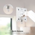 thumbnail image 5 of VIVO White Adapter VESA Bracket Kit and Wall Mount for Monitor, Stand Attachment, 5 of 8