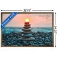 thumbnail image 3 of Zen - Rocks Wall Poster, 22.375" x 34", Framed, 3 of 3