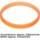 thumbnail image 2 of 20pcs Electric Planer Belt Neoprene Transmission Drive Belts for Electric Planer, 2 of 5