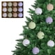 thumbnail image 2 of Decoraciones de Navidad Al Aire Libre Decoración de Bola de Navidad Texturizada 6cm / 12Pc Bola de Decoración de Árbol de Navidad de Plástico Decoración Colgante Decoración de Interior de Navidad Deco, 2 of 6