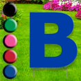 thumbnail image 1 of Advanced Graphics 3320 20 x 15 Po Lettre B Yard Sign&44; Vert, 1 of 1
