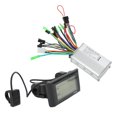 thumbnail image 2 of Electric Bicycle Brushless Controller Kit, Electric Scooter Controller LCD Meter Kit Good Heat Dissipation Clearly Display 24-48V Voltage  For 22.2mm Handlebars, 2 of 8