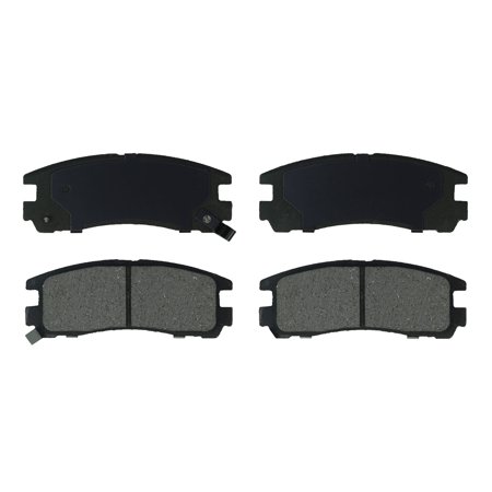 Gridiron Brakes Ceramic Rear Brake Pad Set Driver and Passenger Side - ID383 (Replaces Part# D383)
