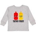 thumbnail image 3 of Inktastic Ketchup and Mustard Gift Boys or Girls Long Sleeve Toddler T-Shirt, 3 of 5