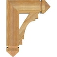 thumbnail image 3 of Ekena Millwork 4"W x 14"D x 18"H Merced Arts & Crafts Rough Sawn Bracket, Western Red Cedar, 3 of 4