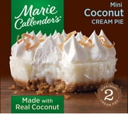 Marie Callender's Frozen Mini Pie Dessert, 2 Mini Coconut Cream Pies, 7.5 Ounce