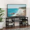thumbnail image 2 of Pemberly Row Wood 3-Tier Wide Shelf TV Stand for TV up to 47" in Espresso, 2 of 6