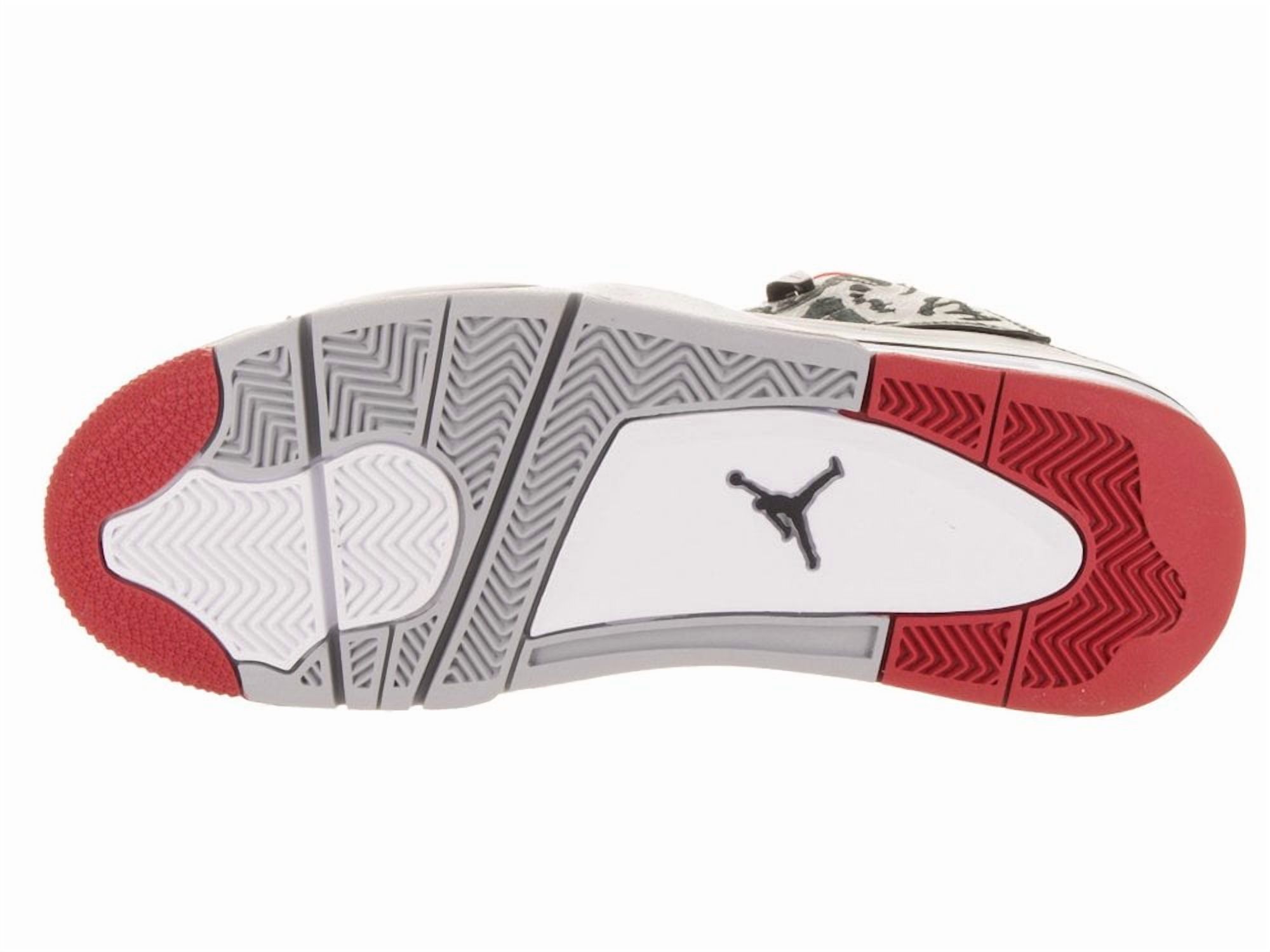 Mens Air Jordan Dub Zero Bred Black Gym Red Wolf Grey White 