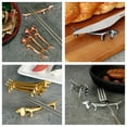 thumbnail image 3 of Organizador de cubiertos, palillos y cucharas para restaurantes y hoteles, decorativo, multiusos Perrito de plata, 3 of 9