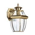 thumbnail image 2 of Seagull - 8038-02 - One Light Outdoor Wall Lantern - Lancaster - Polished Brass-1pack, 2 of 2