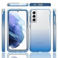 thumbnail image 2 of Mantto Samsung S21 Plus Case, Full Body Clear Protection Case PC Bumper & Rubber TPU Front & Back 360 Full CoverGradient Bumper Frame Rubber Phone Case for Samsung Galaxy S21 Plus - Blue, 2 of 8