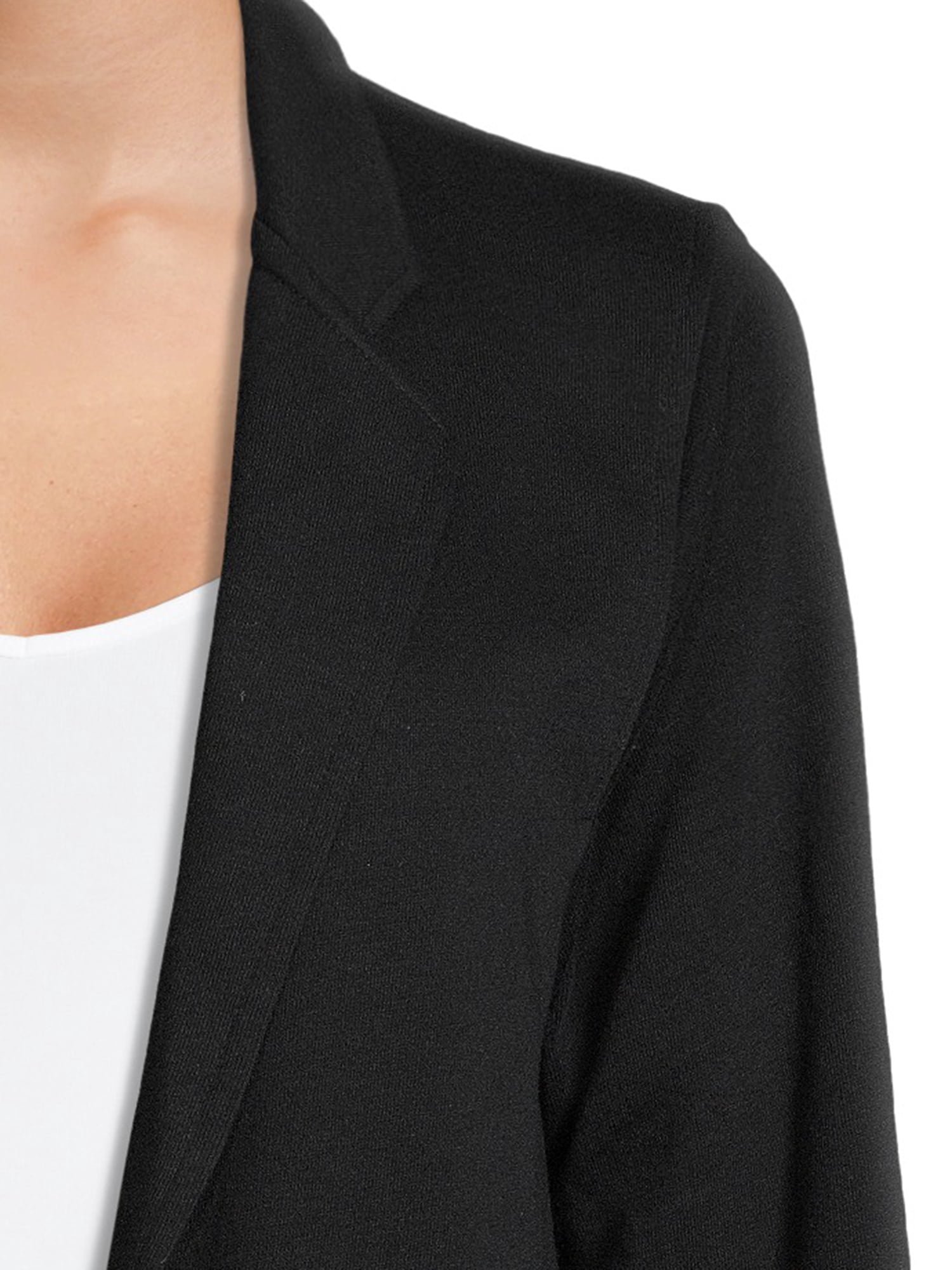Lemon & Bloom by Grey State Women's Juniors Relaxed Blazer