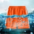 thumbnail image 5 of ITSAME Boys Girls Shorts, Athletic Fit Elastic Waist Lightweight Summer Casual Sport Shorts for Kids Orange 9-10T, 5 of 9