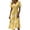 Yellow, variant on Summer Dresses for Women 2026 Wrap V Neck Sundress Short Sleeve Vacation Beach Dress Casual Loose A-Line Knee Length Swing Dress