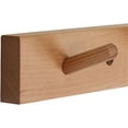 thumbnail image 3 of CONSDAN Coat Rack Wall Mount, USA Grown Hickory Coat Hooks with 8 Hooks, Wooden Coat Hanger Wall Mount for Hanging Coats, Jacket, Clothes, Hat, Natural Hickory, 3 of 6