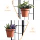 thumbnail image 3 of unbranded Soporte Colgante Para Maceteros De Hierro Negro Ideal Para Y Jardín Con Estructura Duradera, 3 of 8