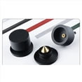 thumbnail image 2 of 12X Picos de Choque Almohadilla de Amortiguación de Resorte Pies de Soporte HIFI Almohadilla de Pie con Punta para Altavoz Altavoces de Escenario KTV Aislamiento de Aluminio Negro, 2 of 5