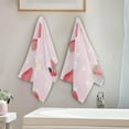thumbnail image 4 of Dreamtimes Strawberry Soft Hand Towels 2-Piece Absorbent Bath Towel Decorative Fingertip Towels for Bathroom Gym Spa Hotel Beach Swimming Pool,14.4" x 28.3", 4 of 7