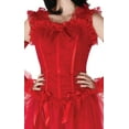 thumbnail image 2 of Rubies Costume Co Women's Fire And Brimstone Devilish Red Floral Victorian Corset Medium 10-14, 2 of 2