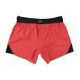 thumbnail image 2 of Reebok Shorts d'Entraînement Athlétiques Tissés en Tricot pour Femmes, Rouge, Très Grand, 2 of 2