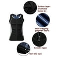 thumbnail image 7 of FANNYC Sauna Slimming Vest Body Shaper For Men Waist Trainer Hot Sweat Suit Workout Shapewear Compression Shapers Tank Top Athletic Shirt, 7 of 7