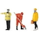 thumbnail image 1 of Figuras de personas a escala 1/32, 3 unidades, para dioramas, escenarios, muñecas de regalo. Estilo A, 1 of 9