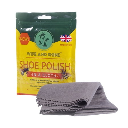 

Wipe and Shine Quick Polishing Cloth for Shoes and Boots with Natural Beeswax
